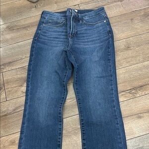 LC Lauren Conrad Blue Straight Leg Pants